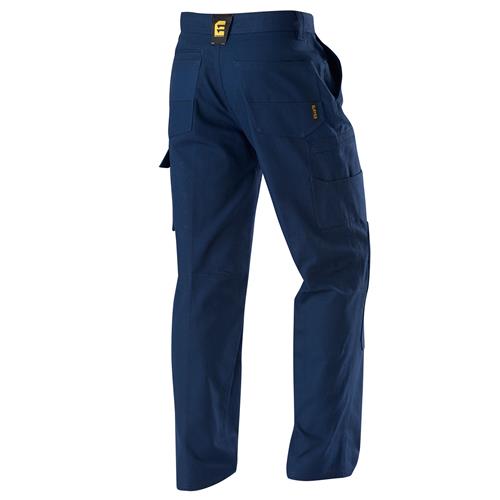 E1160 Navy Chizeled Cargo Pants with Knee Protection